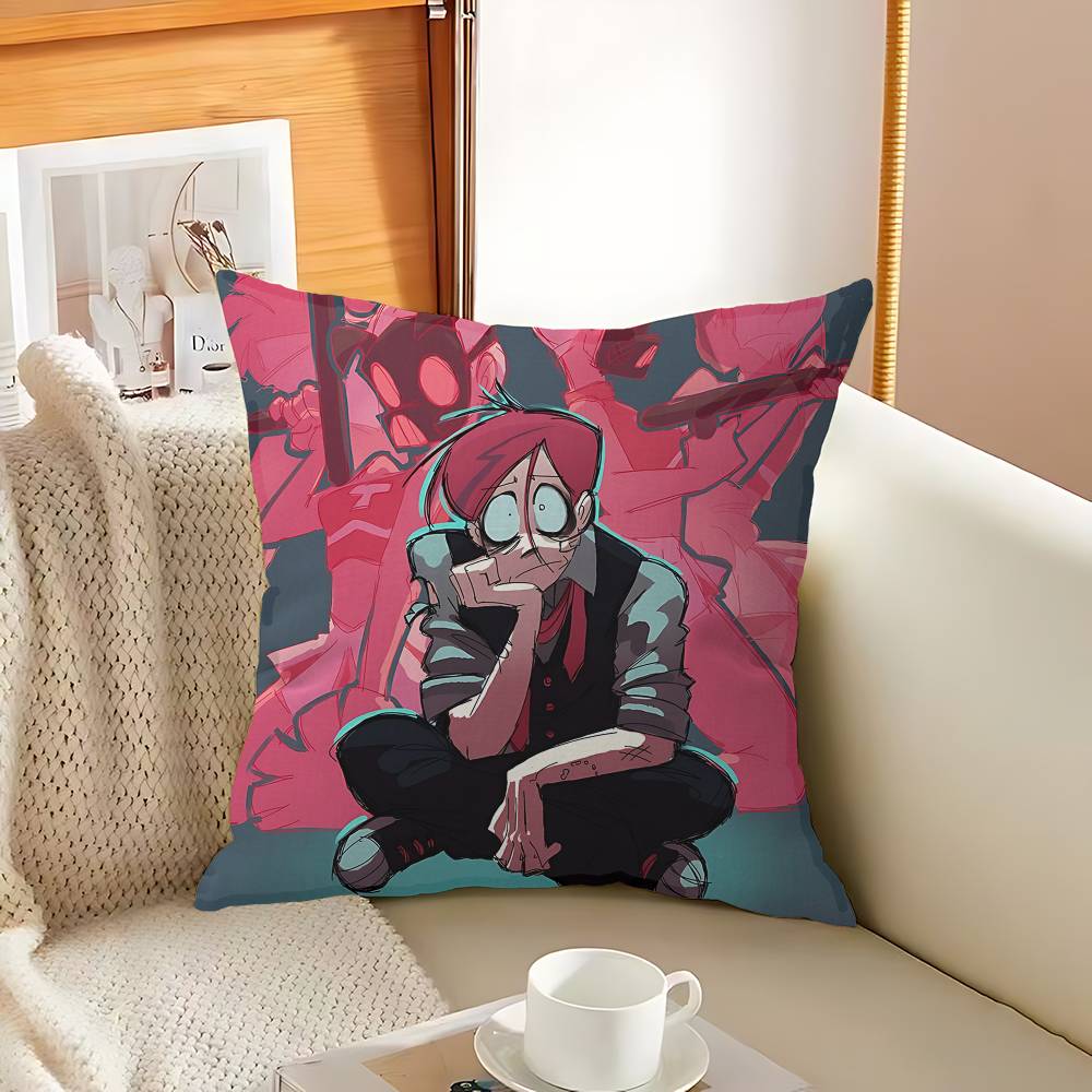 Popular Animation P-Psychocuties Personalized Pillow Dust Cover Bedroom Kids Party Decoration Pillowcase Birthday Children Gift