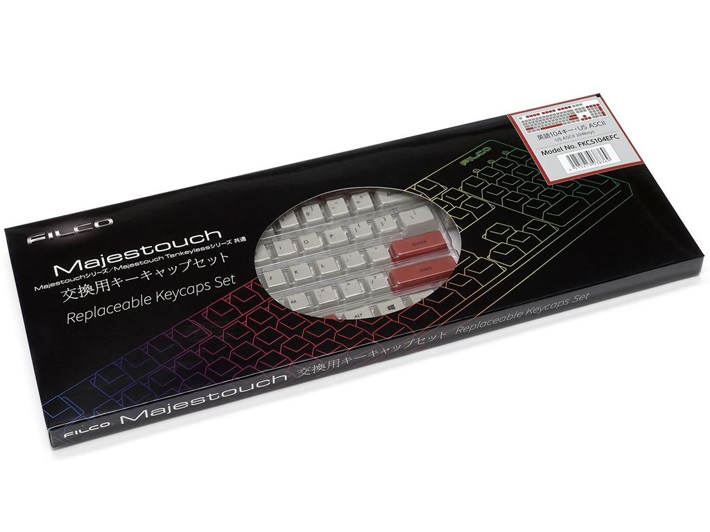 FILCO Retro Basic Keycap Replacement Keycap Set for Majestouch, English Layout, 104 Keys, Special Color, FKCS104EFCZ