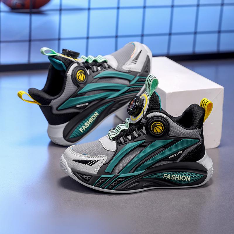 

2025 Осень/Зима Водонепроницаемые баскетбольные кроссовки для мальчиков - Нескользящие, Удобные, Износостойкие спортивные и беговые кроссовки 36