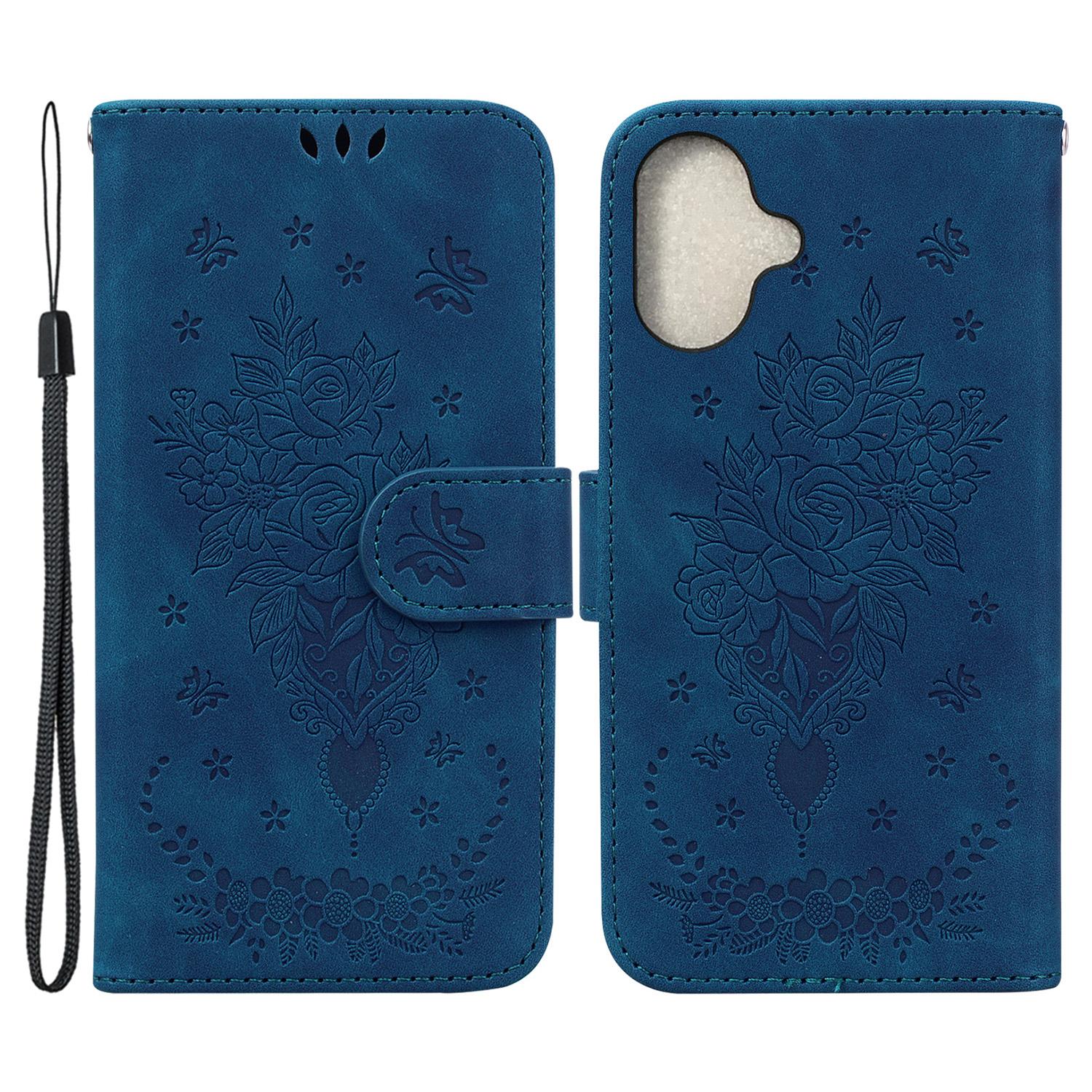 

For iPhone 16 Case Shockproof Leather Phone Cases Pattern Imprint