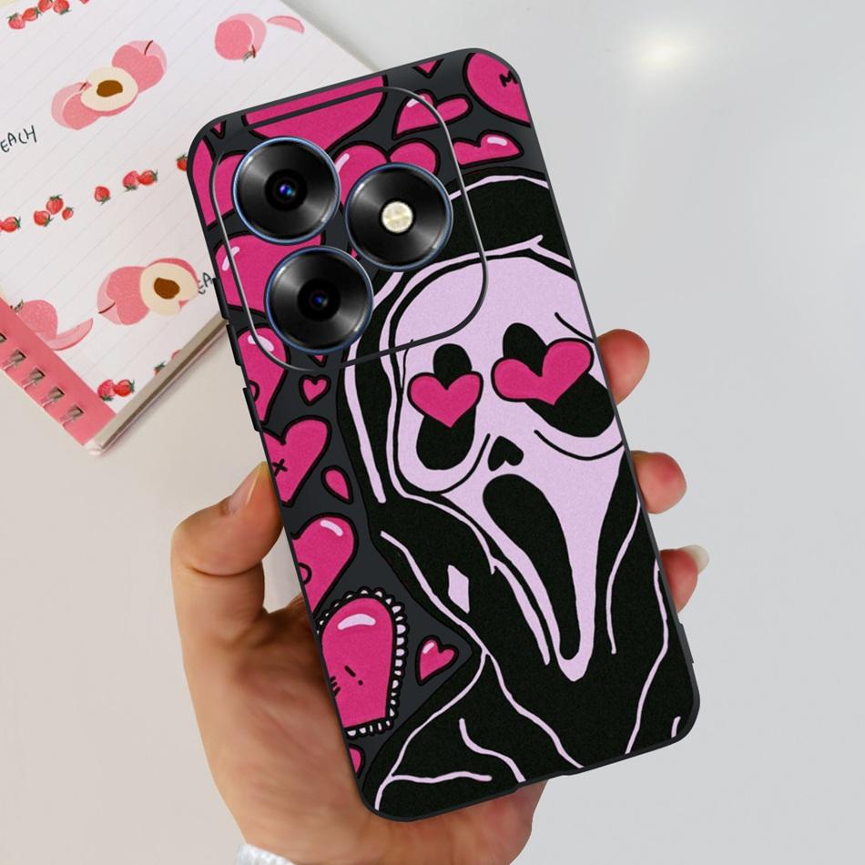 For Itel S23 Plus S681LN case itel S23 S665L Fashion Elegant Painted Soft Silicone TPU Phone Back Cover For Itel S23+ S23Plus