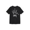 Stussy Old Crown Tee Classic Logo Short Sleeve American Vintage T-Shirt Unisex Tops 1904510-BLACK