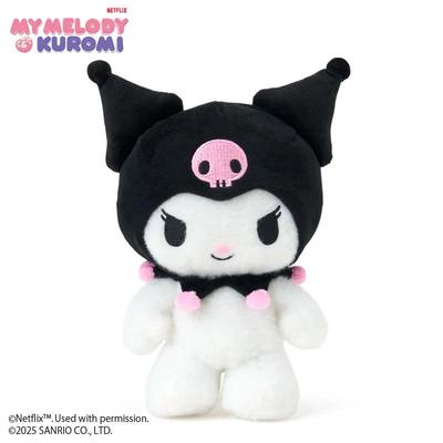 Sanrio KUROMI Βελούδινη Κούκλα ( Netflix Πρωτότυπο Anime My Melody & KUROMI ) ΝΕΟΣ