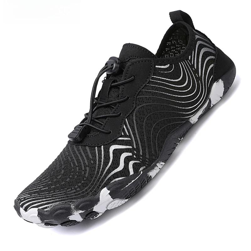 Quick Dry Aqua Sneaker Unisex Light Breathable Water Sports Shoes Non-slip Soft Wading Footwear for Surfing Fishing Canyoning