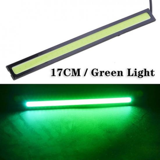 1X 12V Waterproof DRL LED Strip Light Bar Camping Caravan Boat Car COB Green