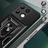 For Xiaomi Redmi Note 13 4G Case Scratch-resistant PC+TPU Kickstand Phone Shell