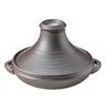 Tajine Saji Pottery, Marron, 26,5 cm, Céramique Banko, Grand Tajine, Style Nanban, 33-60