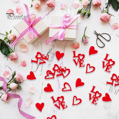 100/200 Pcs Valentine's Day Wedding Party Confetti DIY Crafts Create Atmosphere Multi-Occasion Bright Colored Party Decorations Confetti