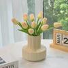 Eternal Flower Home Living Room Decoration Bouquet Tulip Table Vase Flower Arrangement Ornament Photography Special Flowers