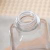 Press Type Glass Soap Pump Dispenser Square Clear Coffee Syrup Container  Shampoo Lotion