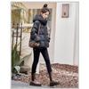 Fashionable Short Down Cotton Coat with Hood and Bread Shape for Women In Winter