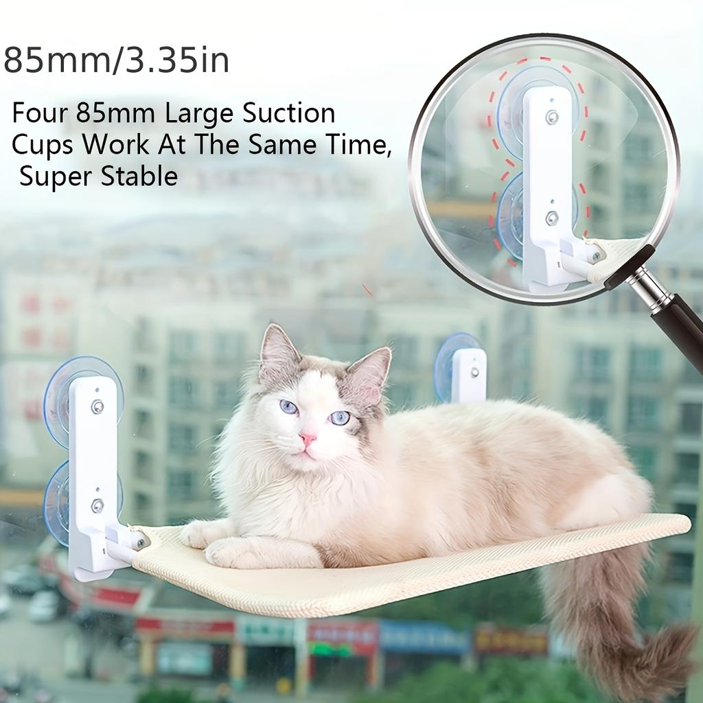 Cat hanging nest super suction cup swing sun can be removed and washed mattress windowsill glass hanging bed pet supplies