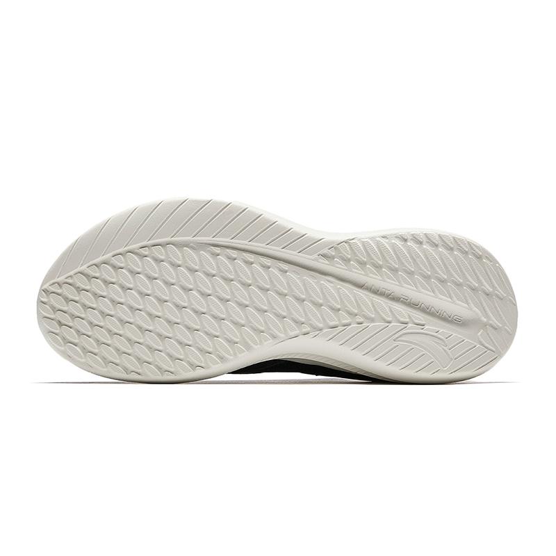 Anta Fashion Versatile Non-Slip Shock Absorbing Wear-Resistant Low-Top Casual Running Shoes Women sneaker Basic-Black Ivory-White 922515516-5