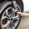 Tire Shine Applicator Tire Dressing Applicator Pad Tire Sponge Applicator Curved Tire Detail Sponge with Handle