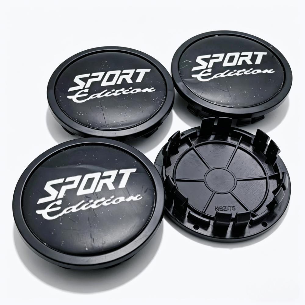 

4pcs/Set 75mm / Clips 65mm Sport Edition Logo Emblem Badge Car Wheel Center Caps Wheel Hub Dust Cover Rim Hubcap Car Accessories Sport Edition Badge&4pcs NBZ75 Wheel Cap