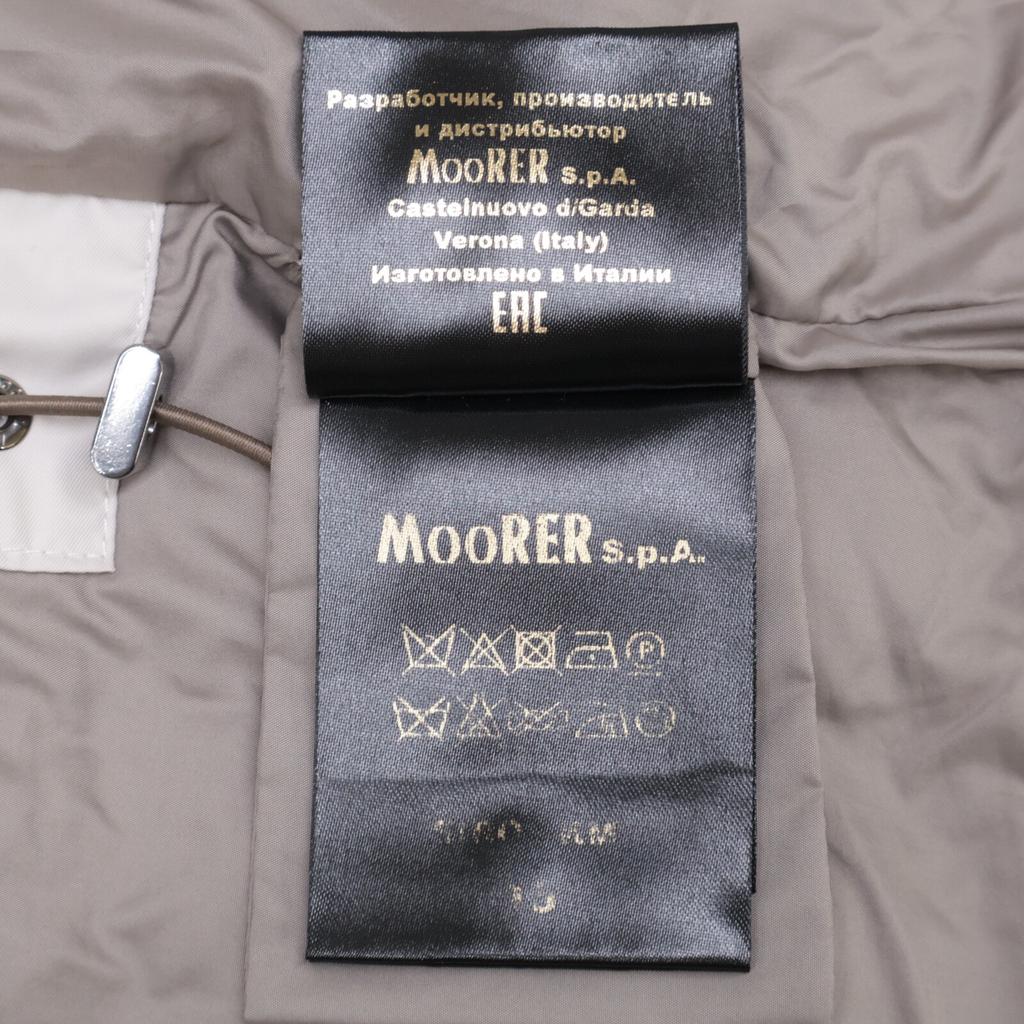 MOORER Excellent condition SIRO-KM fur collar double-breasted down jacket Jacket 46 whiteUsed