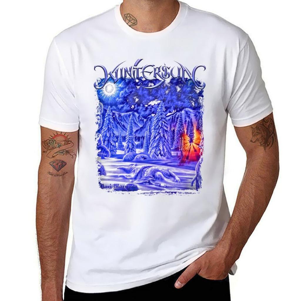 T-shirt Wintersun vestiti estivi lusso designer affliction camicie vestiti per uomo