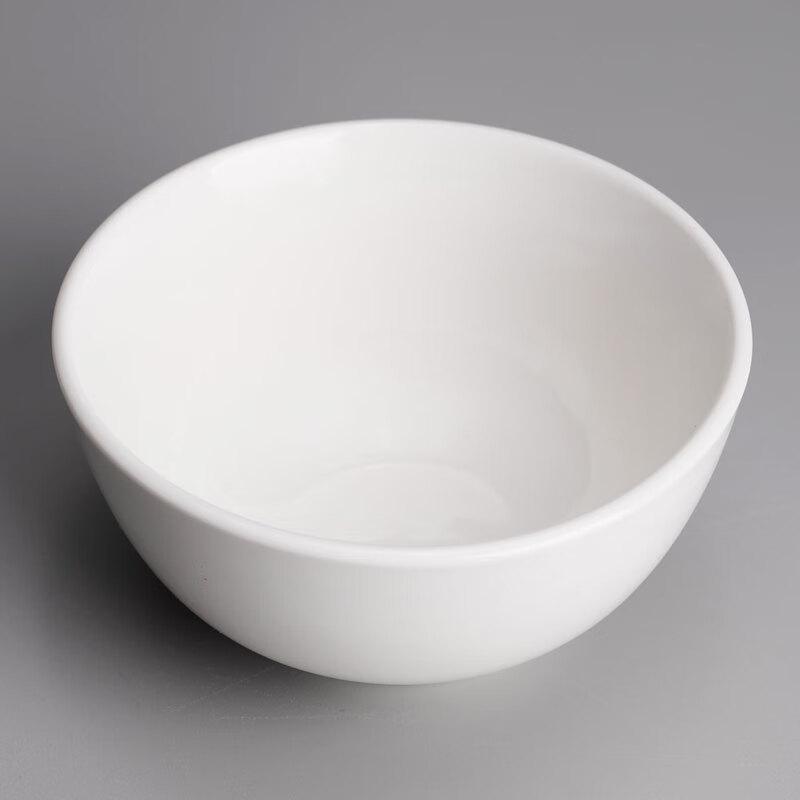 Guroo 4.5-inch Pure White Ceramic Rice Bowl
