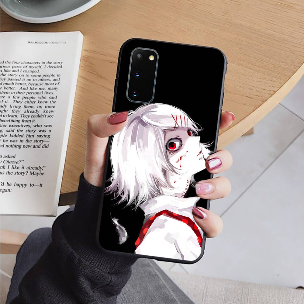 AD98 Tokyo Ghoul Black Case for Samsung Note 20 Lite S24 Ultra S23 S22 A05 A06 A11 A71 A15 A16 A13 A24 A25 A33 A52 A53 M55 M35 Sofe Cover