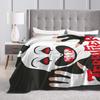 Terrifier Horror Film Blanket Quality Soft Warm  Throw Blanket Winter Child Couch Chair Sofa Bed Novelty Bedspread