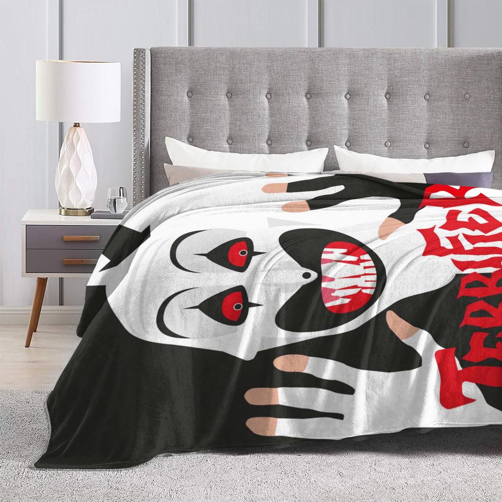 Terrifier Horror Film Blanket Quality Soft Warm Throw Blanket Winter Child Couch Chair Sofa Bed Novelty Bedspread