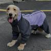 Dog Raincoat Full-Body Four-Legged Hooded Waterproof Rainwear for Golden Retrievers Labradors and Medium Large Dogs