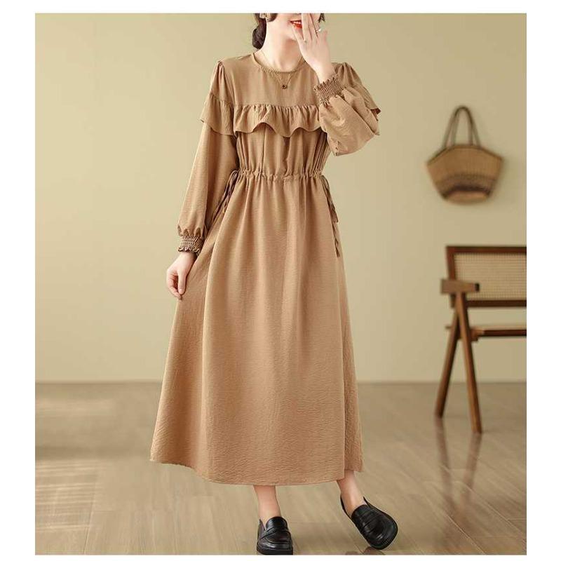 New Loose and Slimming Loose Strapless Slimming Long Dress
