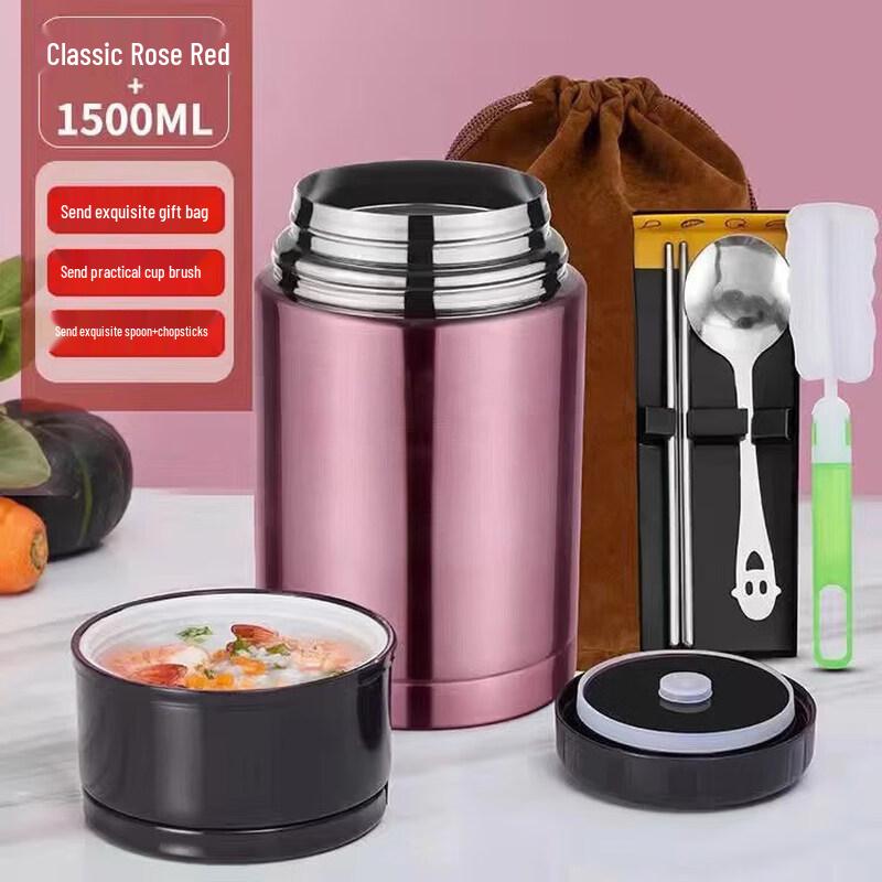 Qiwei Portable Stainless Steel Insulated Food Jar