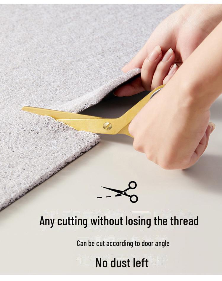 Cartoon Entrance DIY Cuttable Non-Slip Door Mat for Dust Removal and Pet Use