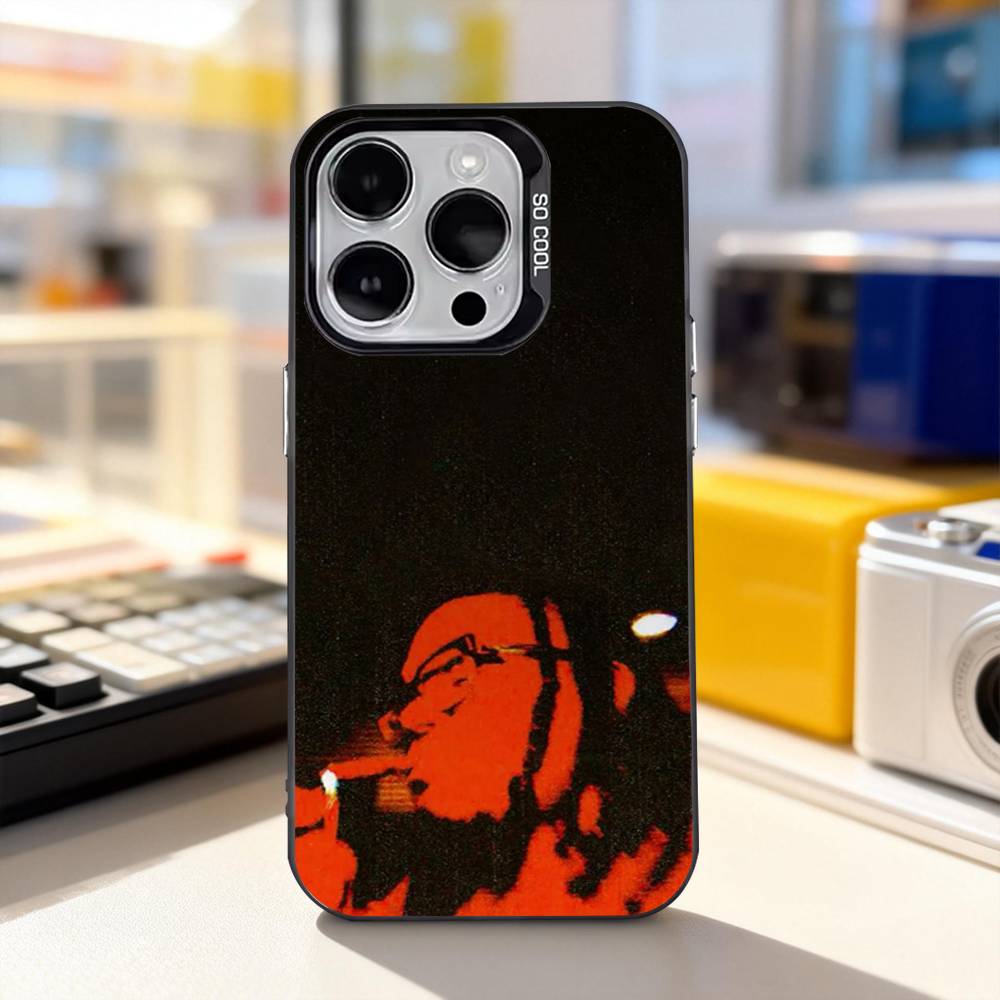L-Lucki Rapper Gemini Cool For iPhone 11,12,13,14,15,16,17,Pro,Max,Plus,E,Air,Mini Phone Case IMD Matte Black