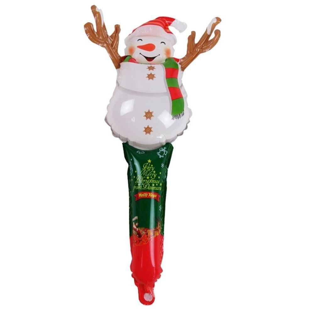 Banquet Supplies Cane Candy Foil Balloons Inflatable Stick Christmas Decoration Christmas Ornaments