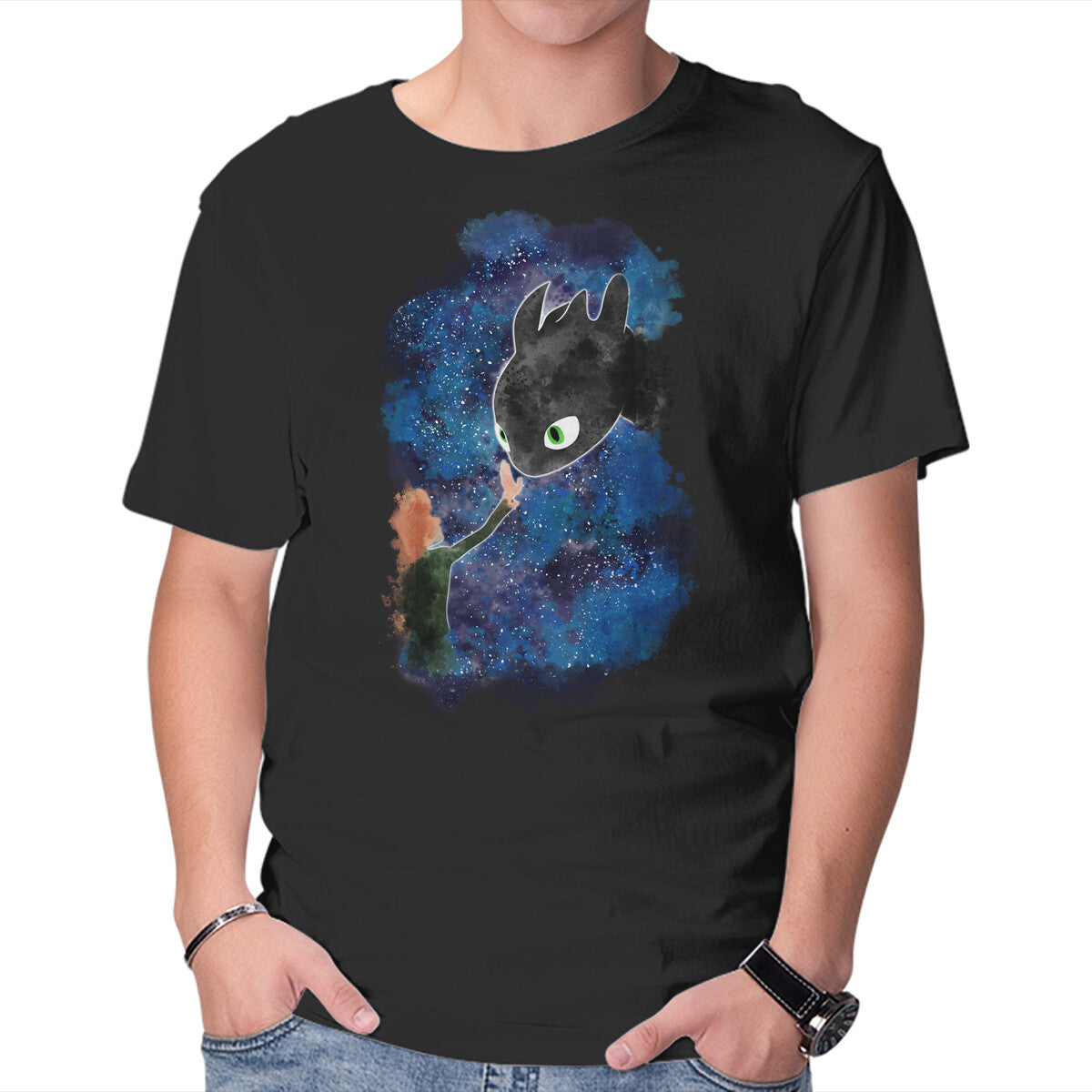 Unisex Crew Neck T-Shirt My First Dragon Graphic Short Sleeve Casual Tee XXL
