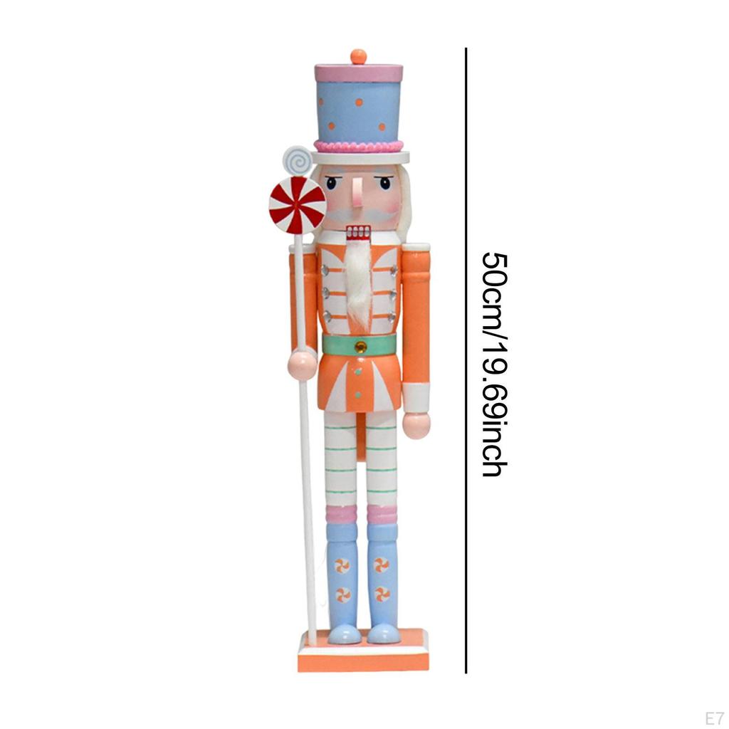 Wooden Nutcracker Ornament Christmas Decoration Collectible Gift Figurine Tabletop