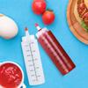 Transparent Oils Juice Plastic Squeeze Squirt Bottle Squeeze Dispensing Bottles Capacity Top Cap