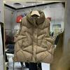 Down Cotton Vest Women's Spring and Autumn Vest Short Warm All-match Waistcoat Tide