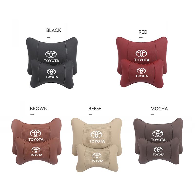 Car neck cushion memory foam breathable headrest neck support protector car interior For Toyota GRsport