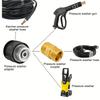 M22-14mm auf Karcher Lavor Bosch Adapter - 2320PSI Schnellkupplung für Karcher Nilfisk Hochdruckreiniger O-Ring Auslaufsicher