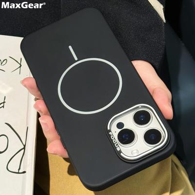 Luxus Matte PC Hard Ultra-dünne Handyhülle Für iPhone 16 15 14 Plus 13 12 11 Pro Max Magnetisch Für Magsafe Kabelloses Lade Cover