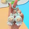 Keychain DIY Jewelry Accessories Three-dimensional Doll Cute Grain Tide Play Car Bag Pendant