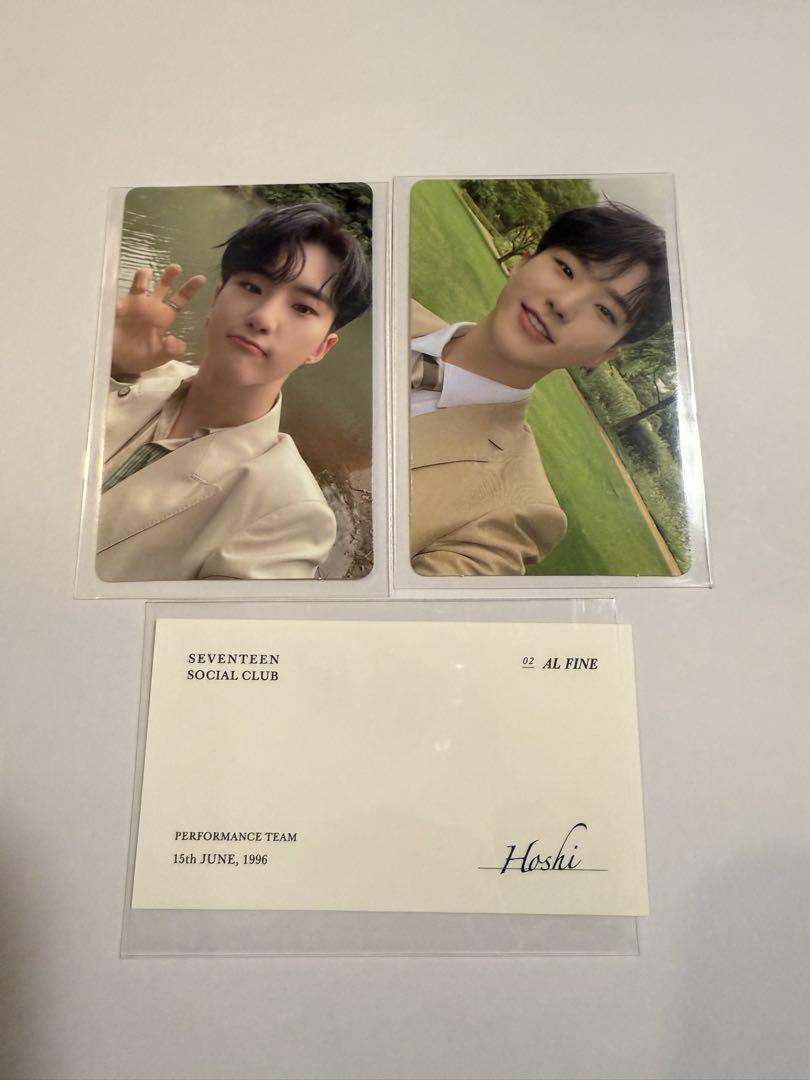 

[USED] SEVENTEEN social club hoshi trading card