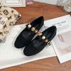Grape Mother Xiaoxiangfeng Flat-soled Single Shoes Women's Fashion Outer Wear Soft-soled Mother Shoes Small Gold Coins with Mary Jane Shoes