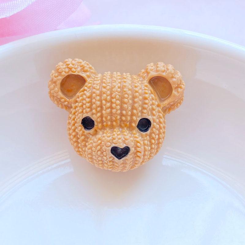 

8Pcs New Cute Resin Mini Cartoon Little Bear Rabbit Flat back Cabochon Scrapbook Kawaii DIY Embellishments Accessories