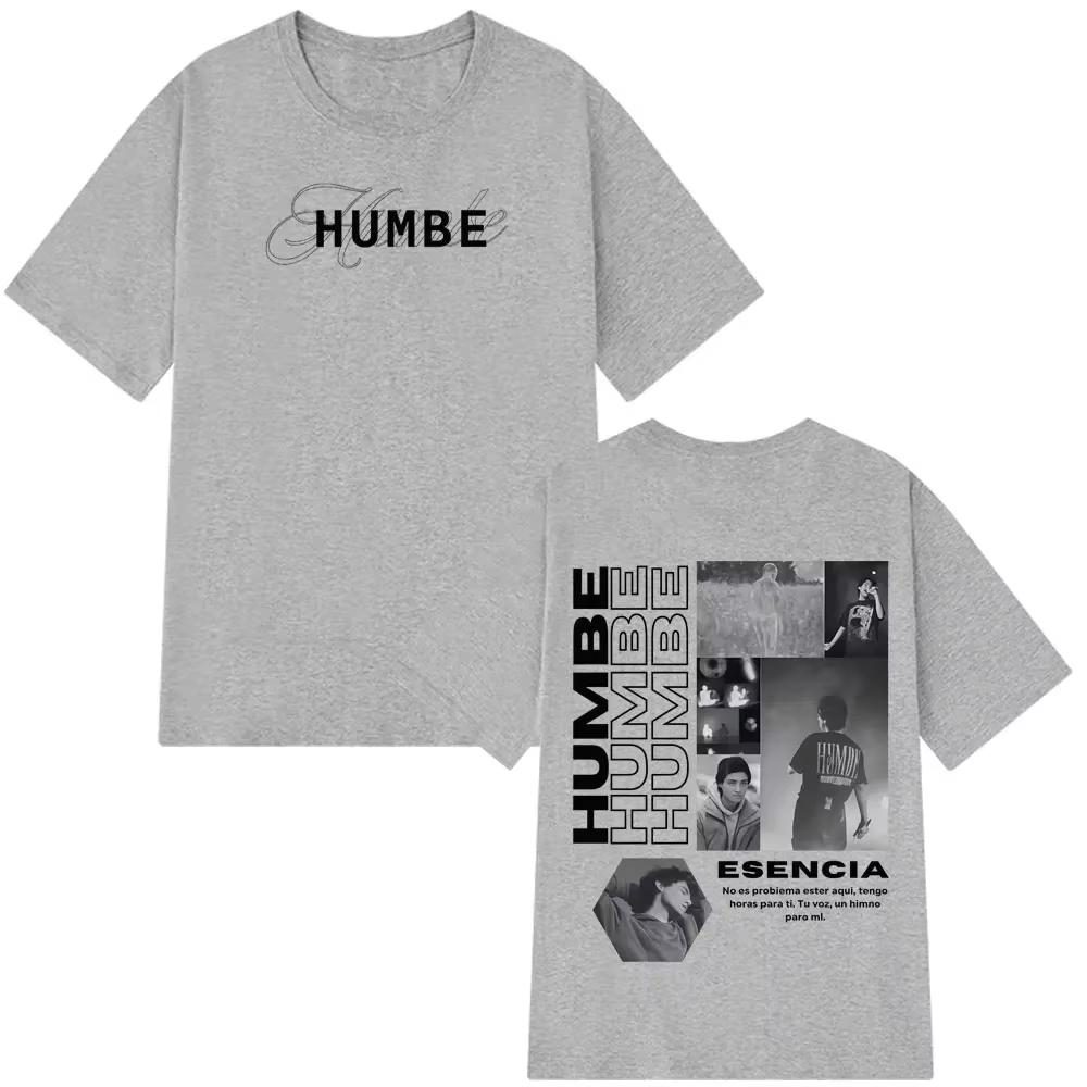 2026 Singer Humbe Esencia Tour  Print Tshirt Men Women Summer Cotton Casual Tshirts Hiphop Gothic Punk Tshirts Tops Ins