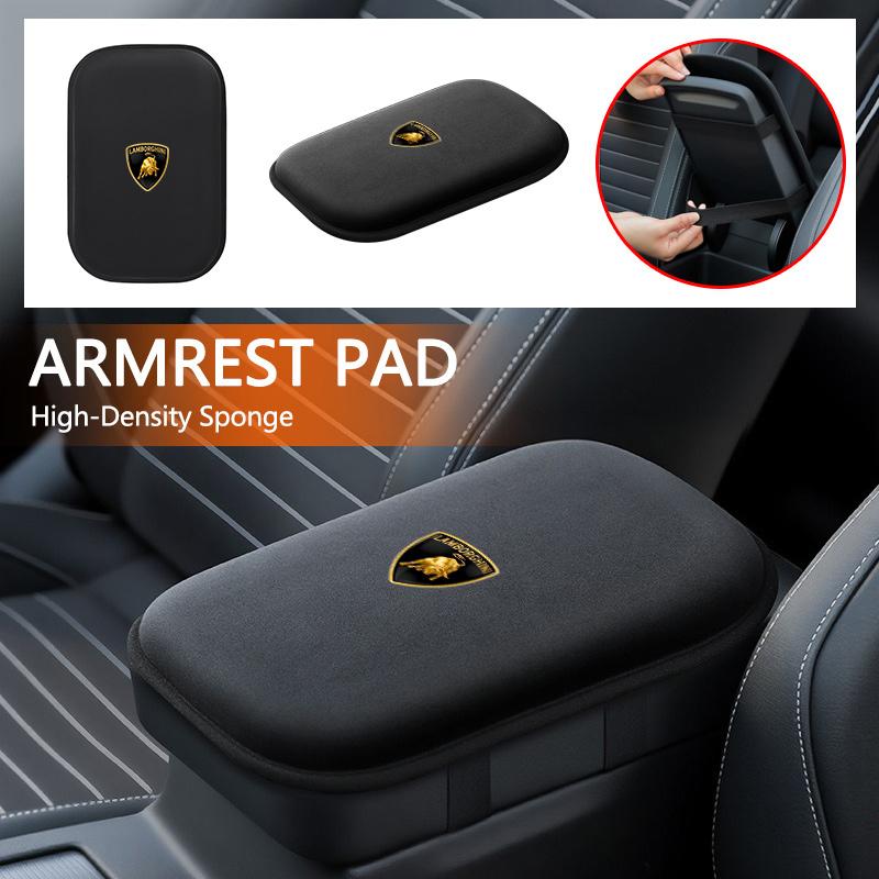 Sudue Car Armrest Box Pad Armrest Protection Mat For Lamborghini LP570 LP610 Urus LP700 LP770 Gallardo Aventador Accessories TT5