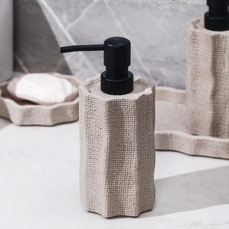 Nordic Style Hotel Homestay Hand Sanitizer Separate Bottle Household Press Type Lotion Shampoo Bath Gel Bottle Shampoo Dispenser