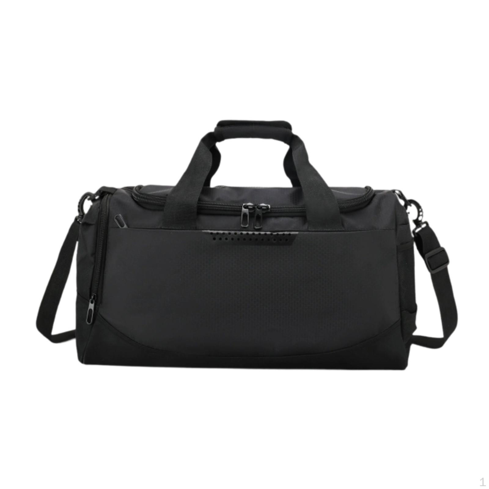 

Basketball Bag Gym Crossbody Shoulder Soccer Organizer with Shoes Compartment Water чёрный