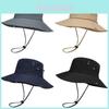 Cappello da Cowboy Estivo a Tesa Larga per Uomo e Donna Stiloso Protezione Solare Cappellino da Pesca per Esterno