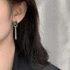 Elegant Multi-Color Zircon Necklace, Bracelet, and Earring Set: Double-Layered Luxury Women's Jewelry