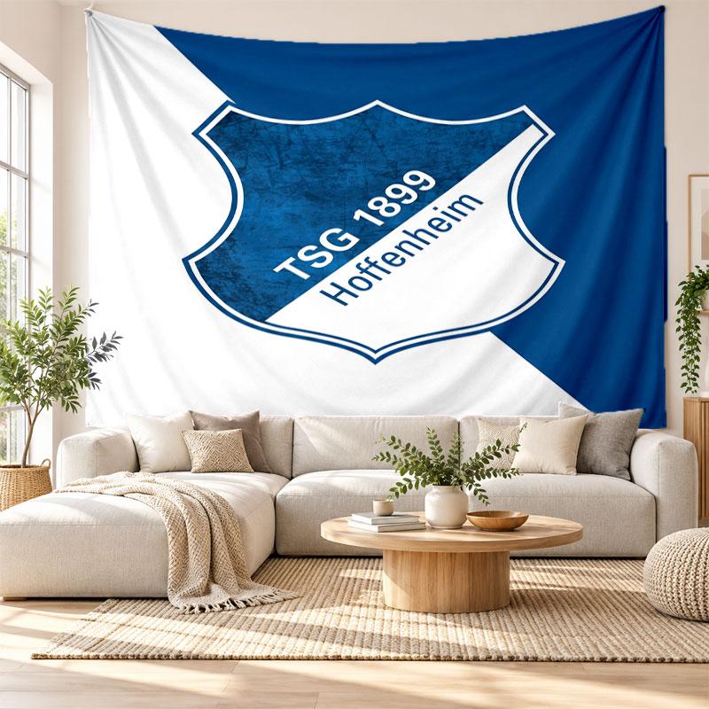 TSG Hoffenheim FC Wall Tapestry, Soft Fabric Wall Hanging, Decorative Backdrop For Bedroom Home Wall Art