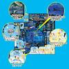 Artec Wakuwaku Aquarium Board Game 620x620mm for 2-4 Players Ages 3 and Up